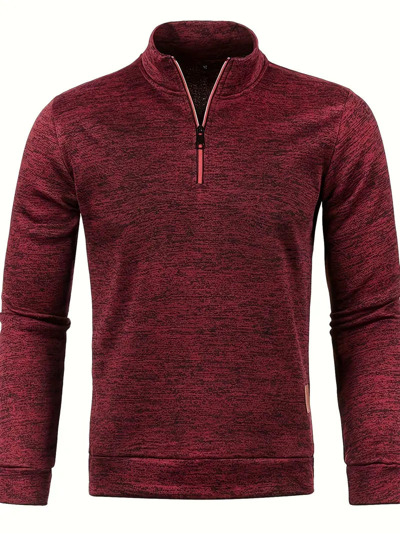 Dann | Zip-Up Pullover Sweatshirt