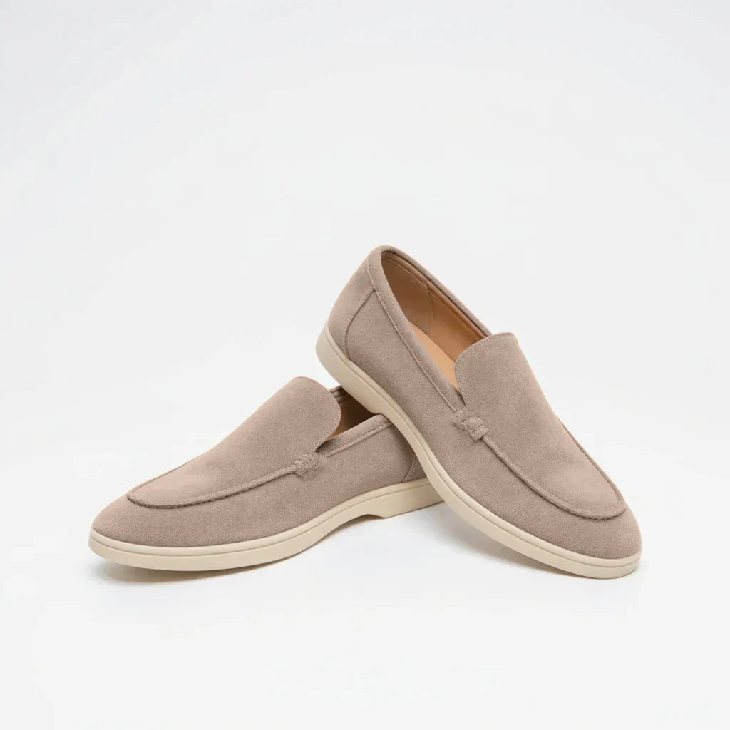 Black Suede Loafers - MONACO Old Money Collection