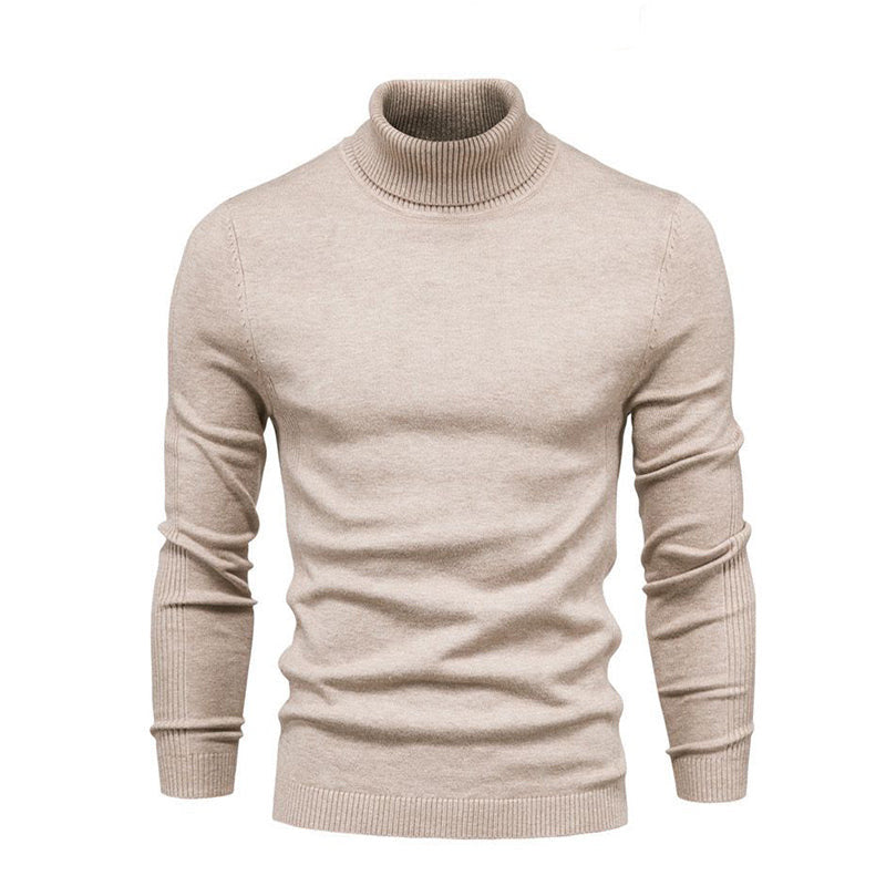 JANGSAN Merino Wool Turtleneck Pullover