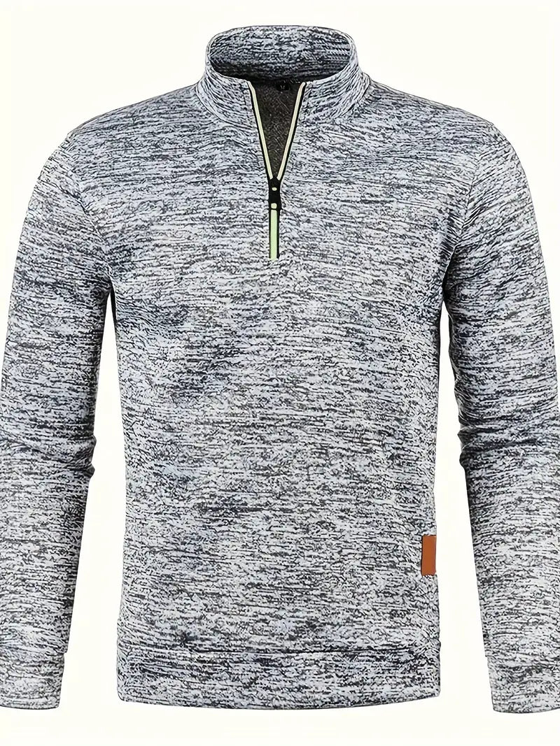 Dann | Zip-Up Pullover Sweatshirt