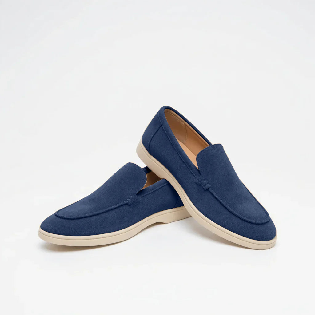 Black Suede Loafers - MONACO Old Money Collection