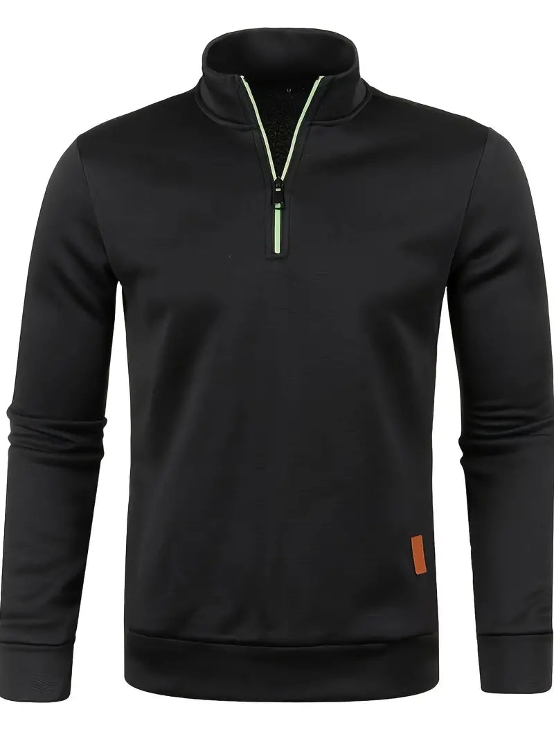 Dann | Zip-Up Pullover Sweatshirt