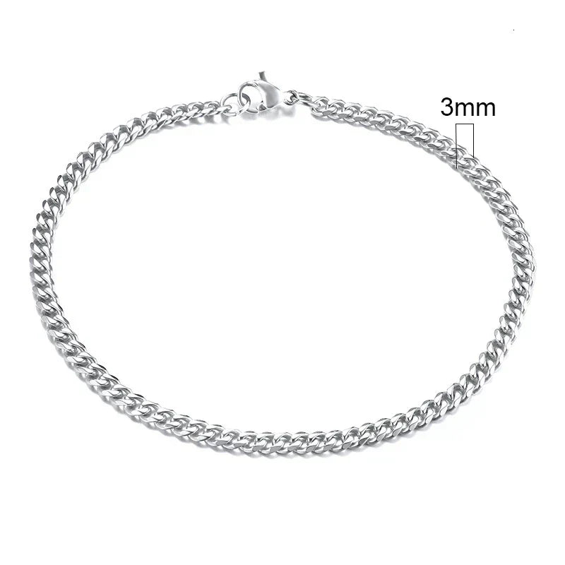 Eddie Men's Steel Miami Link Bracelet