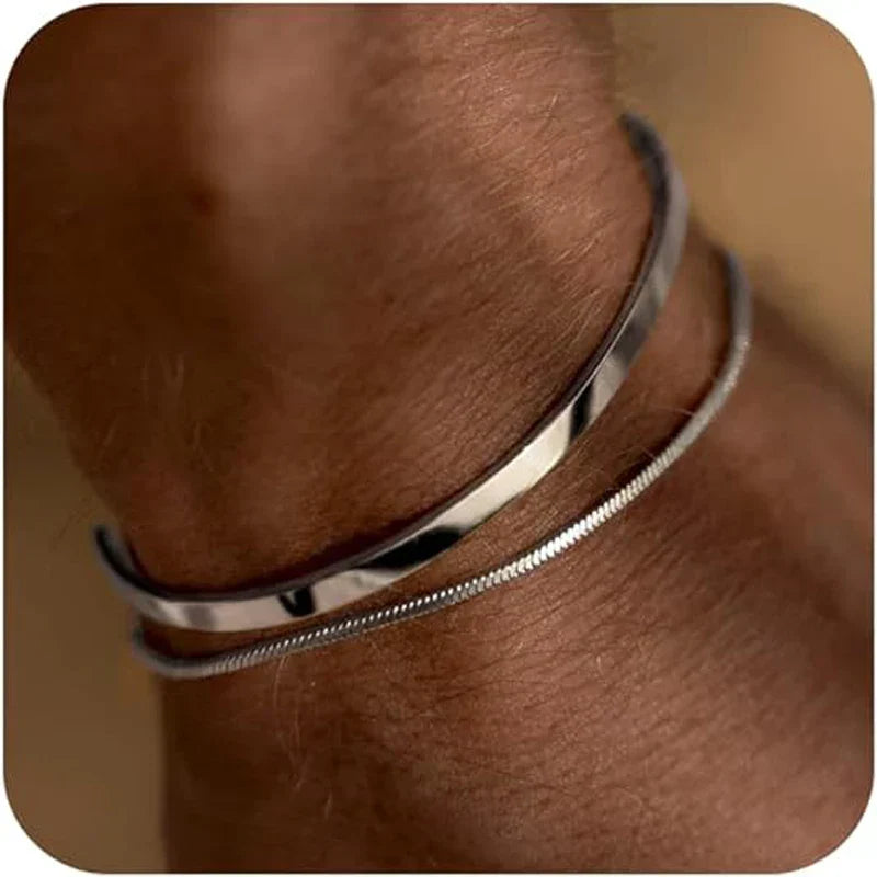 Cuban Steel Men's Bracelet Series